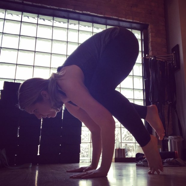 crow pose yoga